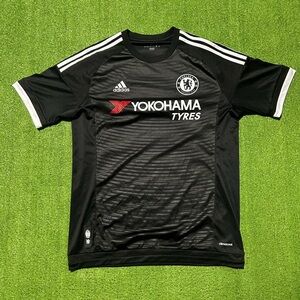 Adidas Chelsea Soccer Jersey 2015/16 Third Shirt Black Mens L Yokohama